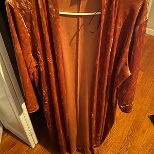 Forever 21 Velvet jacket/duster
